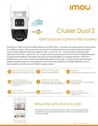 Wi-Fi IP камера IMOU Cruiser Dual 10MP (5+5), камера відеоспостереження - мініатюра 7