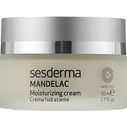 Зволожуючий крем для обличчя Sesderma Mandelac Moisturizing Cream, з мигдальною кислотою, 50 мл - мініатюра 2