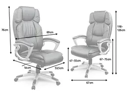 Офісне крісло Sofotel EG-227 Brown - мініатюра 2