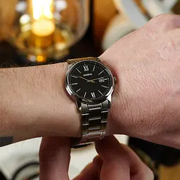 Чоловічий годинник Casio MTP-V002D-1B3 Сріблястий ( AT1141-0115 ) - мініатюра 5