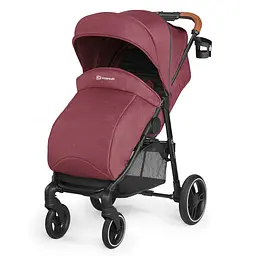 Прогулянкова коляска Kinderkraft Grande LX Burgundy - мініатюра 5