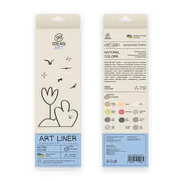 Набір кольорових лінерів, 12 кольорів, 12 set Natural colors, IDEA10-AL12NATR 99IDEAS - мініатюра 2