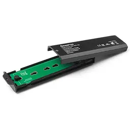 Корпус для M.2 NVME/SATA SSD CHIEFTEC CEB-M2C-TLE, aluminium,USB 3.2 Gen2 Type-C, Black, RETAIL - мініатюра 3