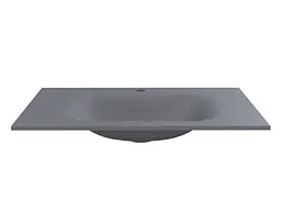 Умивальник Miraggio JESSEL 800 GRAY (0001467) Mirasoft, Матовий, Накладний/Врізний, Сірий - мініатюра 3