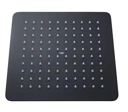 Душова система універсальна Qtap Sloup Black Matt термостатична з полицею QTSL57T105VNKBB - мініатюра 7