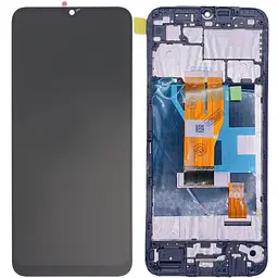 Дисплей Realme C33 чорний, з рамкою