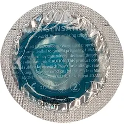 Презервативи One Catch The Perfect Color Sensations блакитні 3 шт. (ROZ6400230332) - мініатюра 3