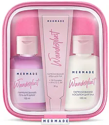 Набір Mermade Wanderlust Body Care: лосьйон для тіла 100 мл + гель для душу 100 мл + крем для рук 30 г + косметичка - мініатюра 2