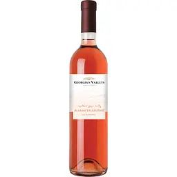 Вино Georgian Valleys Alazani Valley Rose Medium Sweet, розовое, полусладкое, 0,75 л