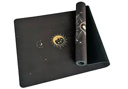 Килимок для йоги BlackMoon (замша-каучук) чорний EasyFit fit0025073 - мініатюра 3