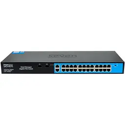 Комутатор мережевий SEVEN Systems GPS424 - мініатюра 1