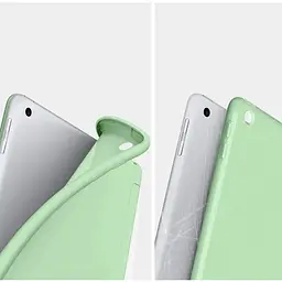 Чохол-книжка BeCover Tri Fold Soft TPU Silicone для Apple iPad 9.7 2017/2018 A1822/A1823/A1893/A1954 Green (706878) - мініатюра 3