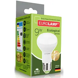 Лампочка Eurolamp LED R63 9W E27 4000K 220V (LED-R63-09274(P)) - мініатюра 2