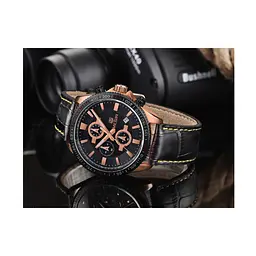 Чоловічий годинник Megir MG3001 Gold Black - мініатюра 4