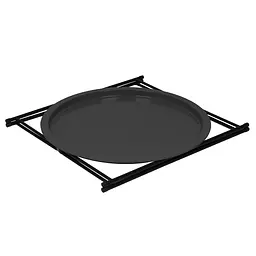 Складний стіл Bo-Camp Harlem 46x46 cm Black (1404325), Чорний - мініатюра 2