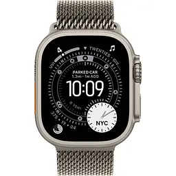 Смарт-годинник Apple Watch Ultra 3 49mm Natural Titanium Case with Natural Titanium Milanese Loop Medium (MEWY4) [145349] - мініатюра 2
