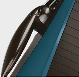 Машинка для стрижки Remington Apprentice, від мережі, роторний мотор, насадок-5, титан.напил., синій - мініатюра 4