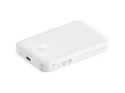Зовнішній акумулятор (Power Bank) BASEUS Airpow Magnetic 6000mAh White (P10022807213-00) - мініатюра 5