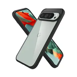 Прозорий чохол Spigen Ultra Hybrid Matte Black для Pixel 9 Pro XL (ACS07724) - мініатюра 4