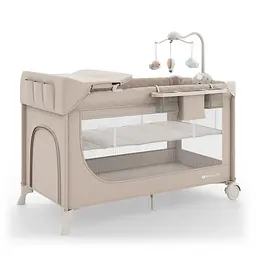 Ліжко-манеж з пеленатором Kinderkraft Leody Up Beige (KCLEODUPBEG00AC) - мініатюра 2