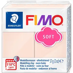 Пластика для біжутерії Soft Тілесна 57г Fimo