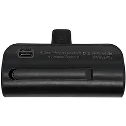 Портативна міні-батарея XON PowerBank MiniCharge Lightning 5000 mAh Чорна (DC5LE 6792) - мініатюра 5