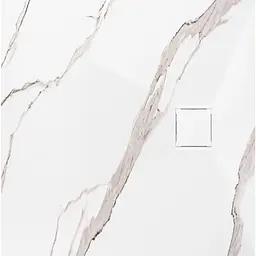 Душовий піддон Rea Magnum 90x90 carrara white REA-K7005, Мармур - мініатюра 2