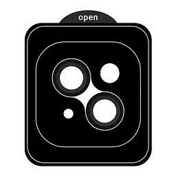 Протиударне захисне скло Pro на камеру Apple iPhone 15/15 Plus black, преміум захист об"єктивів від подряпин та ударів, захист для камери, ArmorStandart (ARM71114)