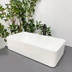 Умивальник VBI Paterno white накладний VBI-012609, Білий - мініатюра 4