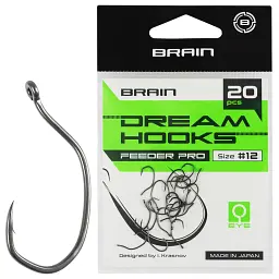 Гачок Brain Dream Hooks Feeder Pro #12 (20шт/уп)