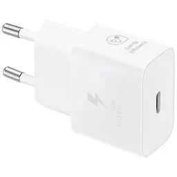 Зарядний пристрій Samsung 25W PD Power Adapter White (w/o cable) (EP-T2510NWE)