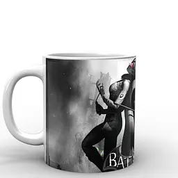 Кухоль GeekLand Бетмен Batman Бетмен кішка та бетмен BM.02.030 330 мл білий - мініатюра 2