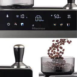 Рожковая кофеварка эспрессо Hisense HSACM20LP - миниатюра 8