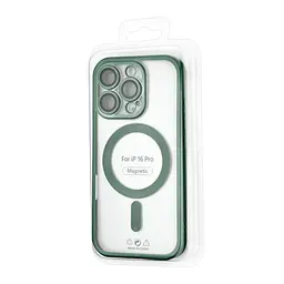 Чохол Ductil Metallic Edge with MagSafe (Protected Camera & Lens) iPhone 16 Pro Dark Green - мініатюра 2