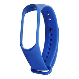 Силіконовий ремінець для фітнес браслетів Xiaomi Mi Band 3/4, Silicone, royal blue, зі зручною застібкою, на фітнес трекер та смарт годинник, ArmorStandart (ARM52160)