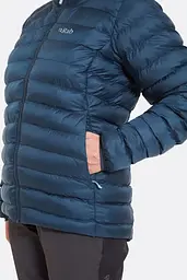 Куртка жіноча утеплена Rab Cirrus Jacket Womens 10 Чорний - мініатюра 4