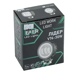 Додаткова LED фара 30W (10W x 3) V76 S (4210) - мініатюра 2
