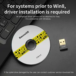 Адаптер BASEUS Bluetooth Adaptors For Computers - мініатюра 2