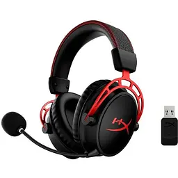 Навушники з мікрофоном - ігрова гарнітура HyperX Cloud Alpha (4P5L1AX) чорно червона - мініатюра 6