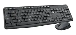Комплект (Клавіатура та миша) Logitech MK235 Combo Wireless Graphite (920-007931)