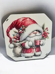 Подарункова коробка квадратна (ХДФ) 19x19x10 см. №46