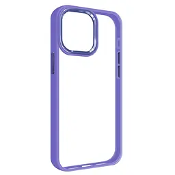 Чехол для Apple iPhone 15 Pro Max, UNIT2, фиолетовый, ударопрочный, прозрачный противоударный чехол-накладка из TPU и поликарбоната (PC), с защитными бортиками, защита всего корпуса от ударов и царапин, ArmorStandart (ARM69991)
