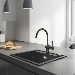 Кухонна мийка Grohe K700 із композиту 31651AP0, Чорний матовий - мініатюра 3