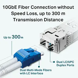 Трансивер TP-Link SFP+ TP-Link SM5110-SR 10GBase-SR MM 300m LC - мініатюра 6
