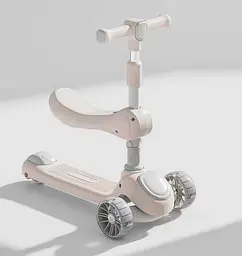 Самокат триколісний з сидінням Skyper зі світлом і озвучуванням LS-1520-31
