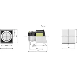 Рекуператор Ventoxx Harmony Slim Line 0,5м (RV-2-05-S150-M21-A10W-F2) [135207] - мініатюра 6