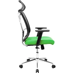 Офісне крісло GT Racer X-W80, чорно-зелене (X-W80 Black/Green) - мініатюра 3