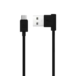 USB Cable Hoco UPM10 MicroUSB (L Shape) Black 1.2m