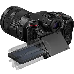 Цифрова фотокамера Panasonic Lumix S DC-S1M2ESME Kit S-R24105E f/4-22 MACRO O.I.S. - мініатюра 3