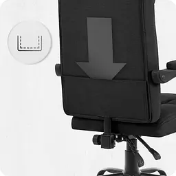Крісло офісне Cabro C505 Black тканина - мініатюра 5